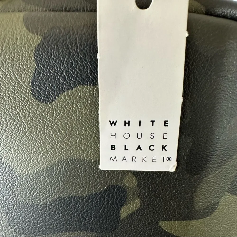 White House Black Market Camo Travel Cosmetic Pouch Set NWT